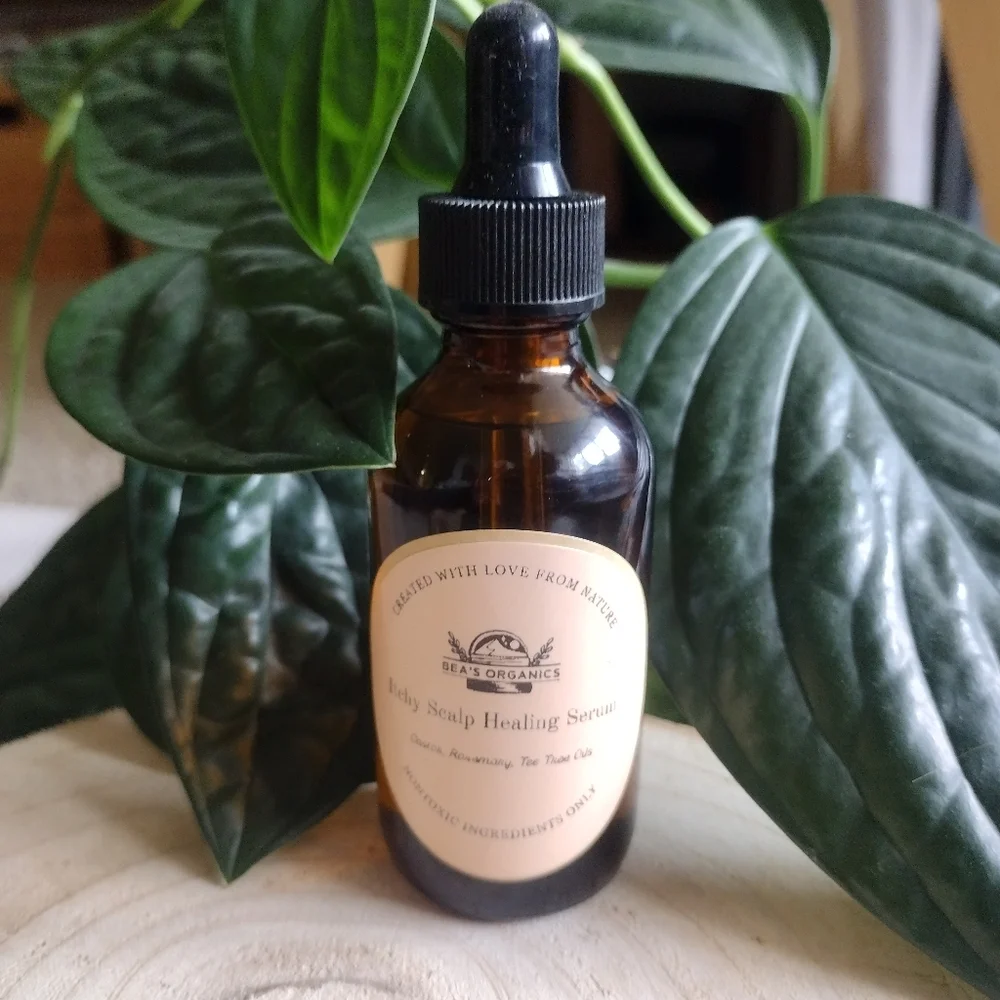 Itchy Scalp Healing Serum, dandruff, dry skin, hair loss